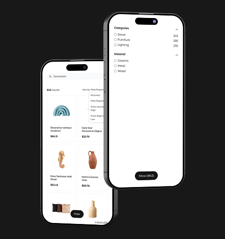 Finder by Sopchy on mobile devices