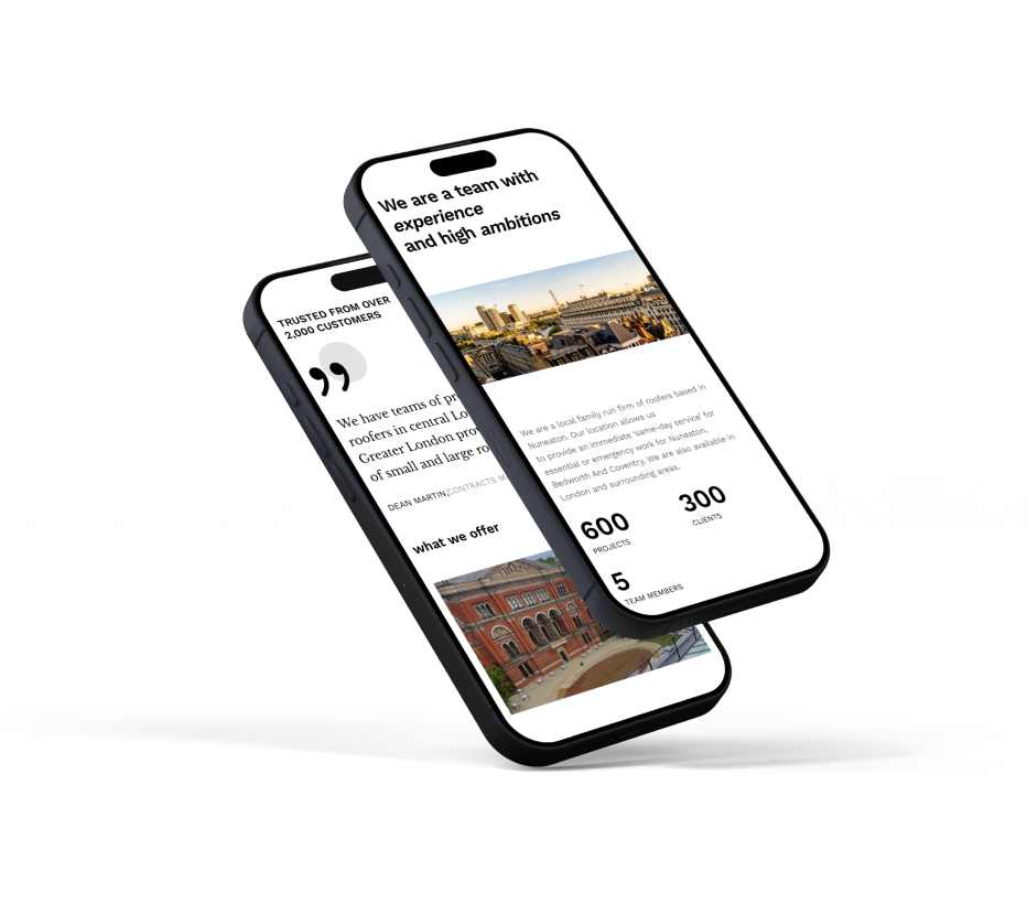 Martins Roofing Contractors Ltd mobile view