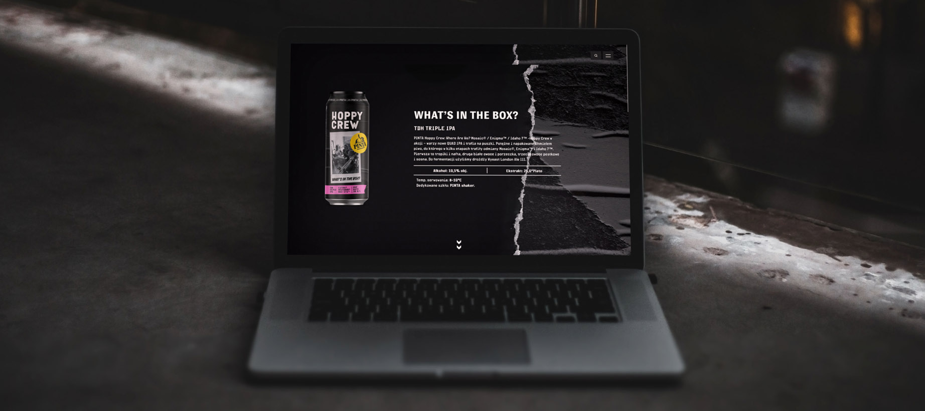  PINTA Hoppy Crew product card on desktop