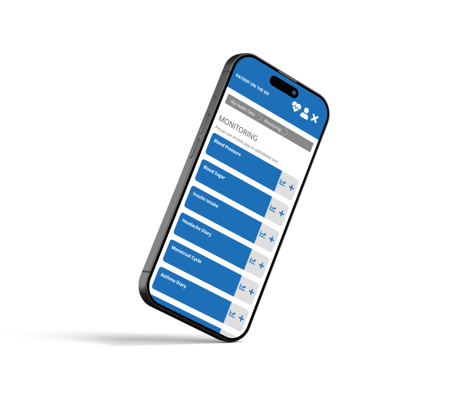 POTG monitoring function on mobile app