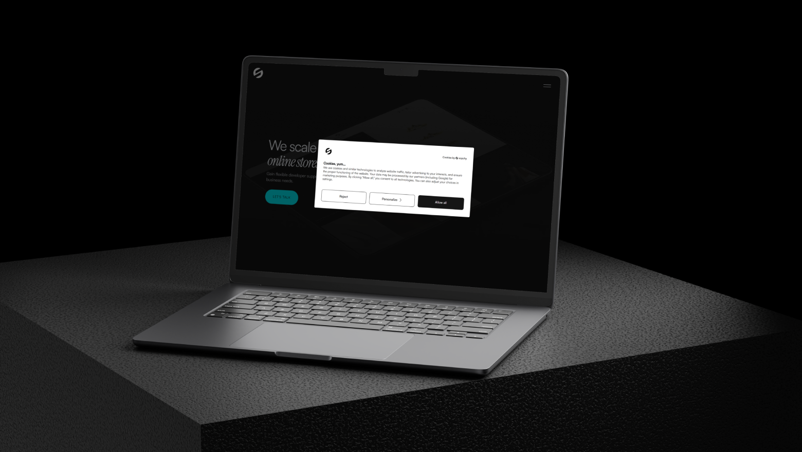 Cookies by Sopchy - Consent Mode for online stores PrestaShop, WooCommerce, custom e-commerce solutions - desktop view.